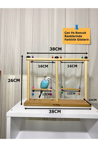 Ciko Kafes Fun Double Swing for Cockatiel and Budgies