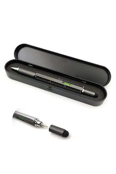 rakunart Special Architect Engineer Pencil with Metal Box Black (Pen and Name with Box)