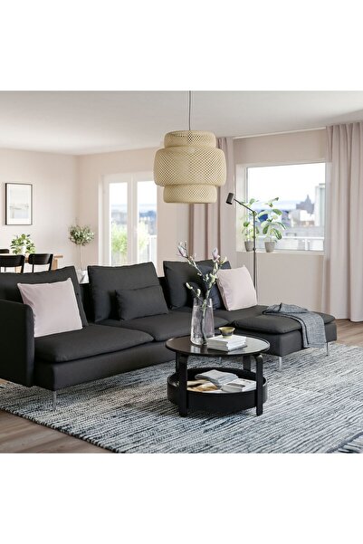 IKEA 3'lü Kanepe ve Uzanma Koltuğu, Tek Kolçaklı