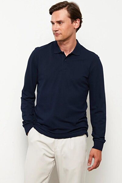 YCN TEKSTİL Unisex μακρυμάνικο μπλουζάκι πόλο λαιμόκοψη