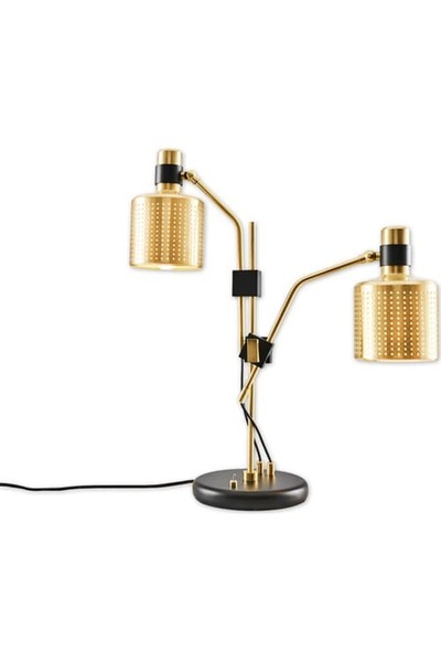 Özcan Aydınlatma Özcan Aydınlatma Kanaviçe Masa Lambası 5387-ML