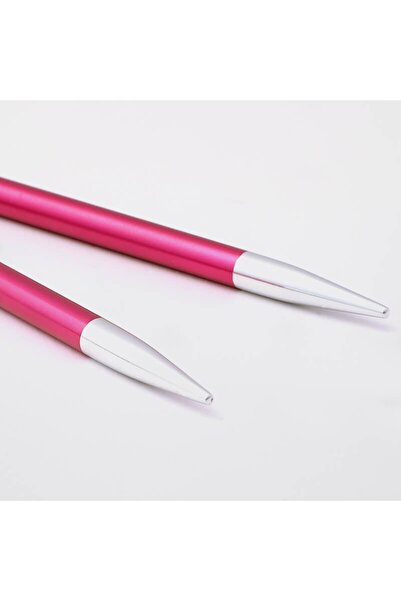 KnitPro Zing Değiştirilebilir Misinalı Şiş Ucu Kısa (10CM) - 5mm (MİSİNA DAHİL DEĞİL)
