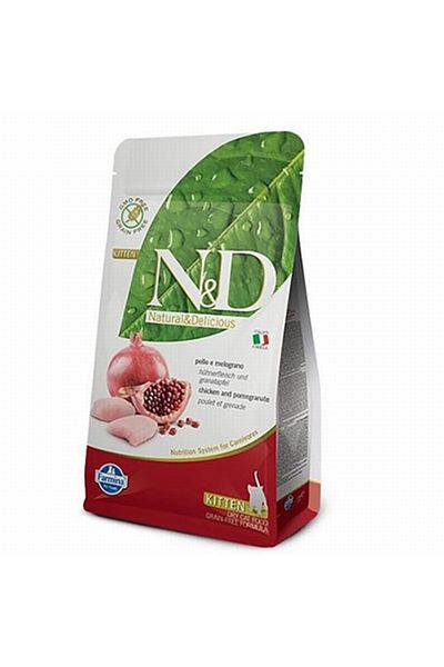 N&D 1.5 Kg Grain-Free Chicken and Pomegranate Baby - Pregnant and Breastfeeding Cat Food