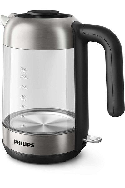 Philips Series 5000 Glass Kettle Stainless Steel, Crystal 2200W 1.7L, Hd9339/81