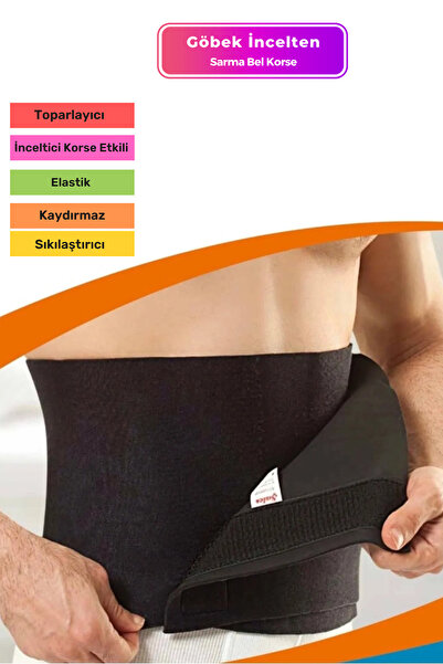 Carlburn Curea termică pentru talie cu efect de saună, din neopren, pentru sl...