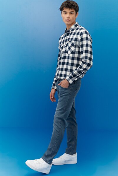 Lee Daren Regular Straight Fit Normal Waist Flexible Jean Trousers