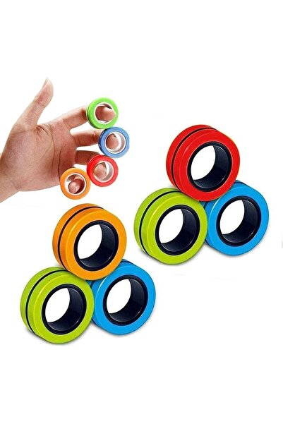 Reflect Your Style Yeni Nesil Stres Çarkı Manyetik Halkalar 3lü