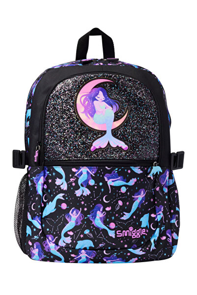 SMIGGLE SİMLİ AY VE DENİZ KIZI DETAYLI İLKOKUL VE ORTAOKUL İÇİN UYGUN SIRT ÇANTASI