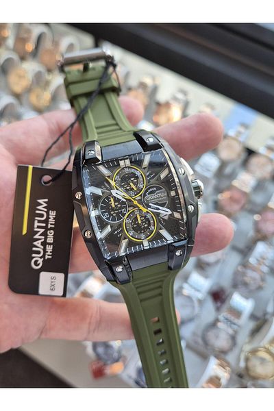 Quantum Hng1161.655 - Big Time Men's Wristwatch with Active Functions & 2 Years Warranty