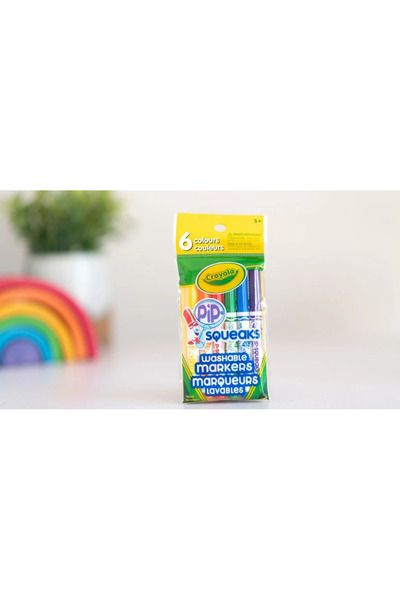 Crayola 6 Pip Squeaks Washable Markers- Amerikan-Nontoxic- 6 Yıkanabilir Mark...