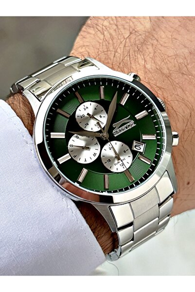 Slazenger Men's Watch 1800 - 5 Atm Waterproof, Function Steel Band