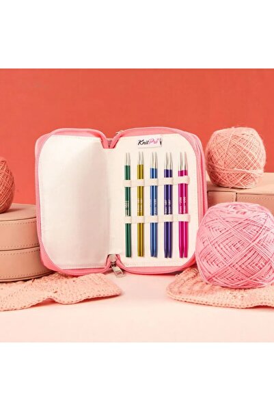 KnitPro Zing Normal Değiştirilebilir Şiş Seti - 13cm