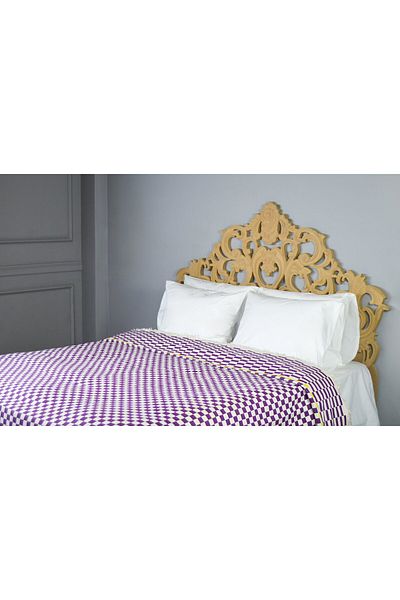 KARAKRAL بيكيه جاكار مزدوج منقوش بالطماطم مقاس 220 × 240 سم