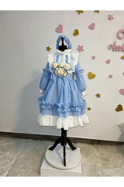 NA ADDESIGN Costumul Blondi și cei trei Urși - Costum de prințesă, Costum de Halloween