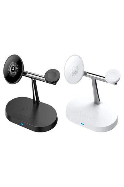 ACL Aw11 3-in-1 25w Wireless Magsafe Şarj Standı – Akıllı Saat, Telefon Ve Kulaklık Uyumlu