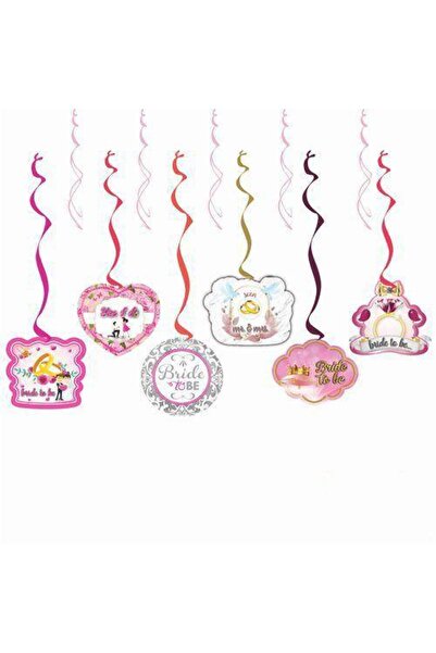 Parti Dükkanım زينة معلقة للسقف من برايد تو بي (6 قطع)