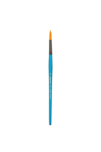 Bigpoint |   111 Series Round Brush, Golden Synthetic Bristle Water and Gouache Paint Brush, No: 10