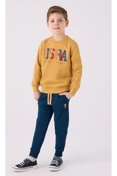 U.S. Polo Assn. Băieți, licență, USPA, șardon, costum pantaloni de trening