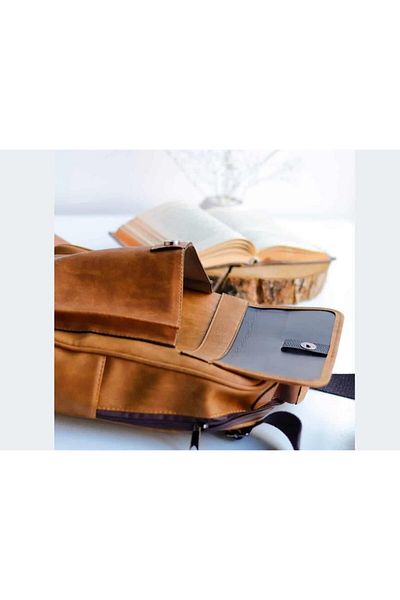 HOODİEMOUSE Little Prince Pattern Unisex Bag Both Back and Cross and Hand Ethnic Bohemian Style Tan