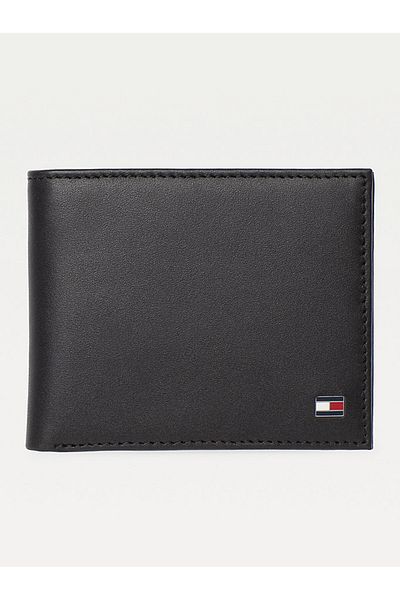 Tommy Hilfiger محفظة سوداء قياسية