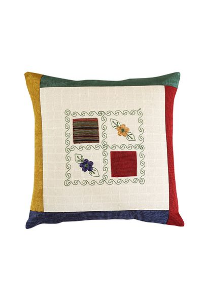 ÖDEL HOME Ödel Buldan وسادة مرقعة Kn021 مقاس 40x40 سم
