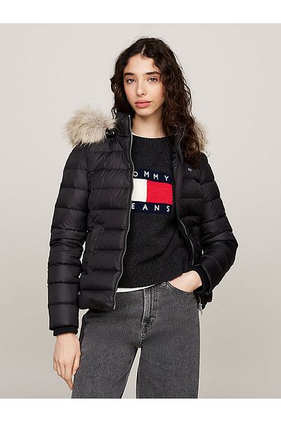 Tommy Hilfiger DW0DW18312 Čierna látka