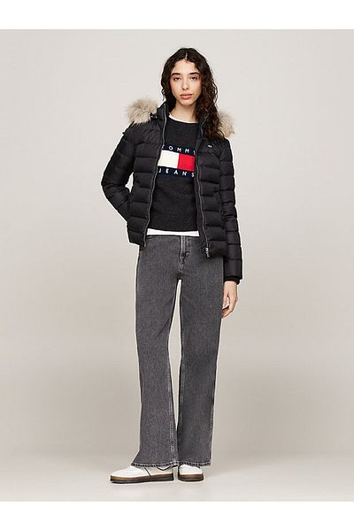 Tommy Hilfiger DW0DW18312 Čierna látka