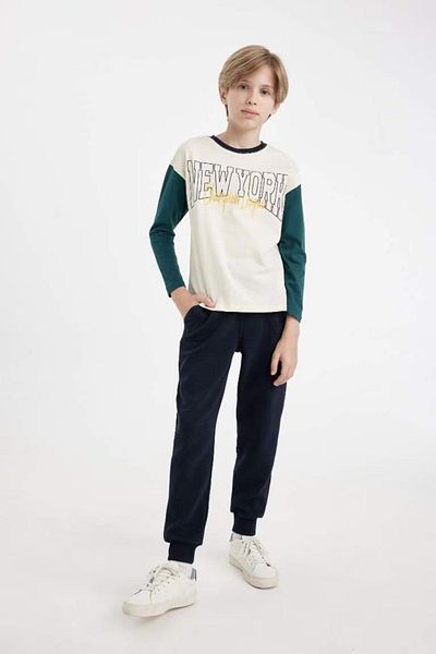 DeFacto Boys Black Jogger Sweatpants - Ελαστικό πόδι μέσης και τσέπες R5970a624au