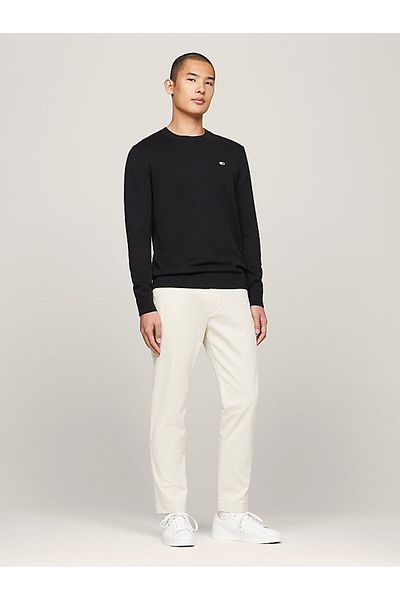 Tommy Hilfiger TJM ΛΕΠΤΟ ΠΟΥΛΟΒΕΡ ΜΕ ΜΑΥΡΟ ΜΑΚΡΙΑ ΜΕΓΕΘΟΣ EXT