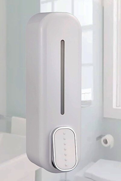 AYACO Duvara Monte 350ML Beyaz Sabunluk Sıvı Banyo El Duş Jeli Şampuan Dağıtı...