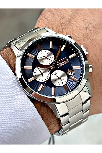 Slazenger Men's Watch 1800 - 5 Atm Waterproof, Function Steel Band