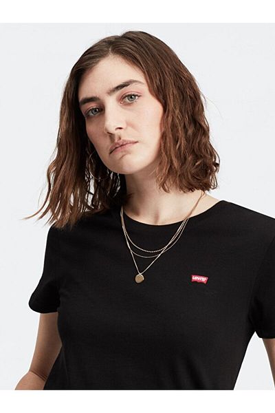 Levi's Tricou negru The Perfect Tee pentru femei - A4917-0000
