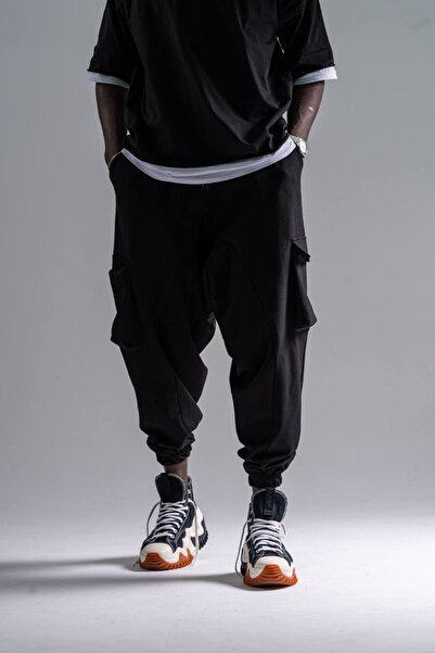 Superbluemexico KARGO CEPLİ ERKEK ŞALVAR PANTOLON