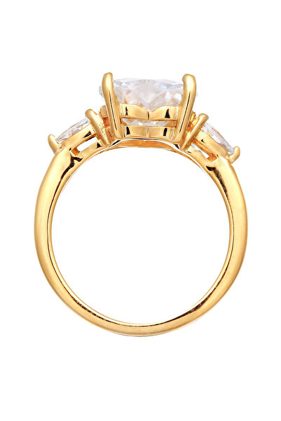 ELLI Inel cu pietre pentru femei, inimă, zirconiu, tăietură inimă, argint 925 alb, Ziua Îndrăgostiților