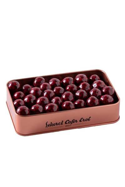 Şekerci Cafer Erol Böğürtlen Aromalı Patlayan Draje - Bronz Teneke Kutu 300 gr