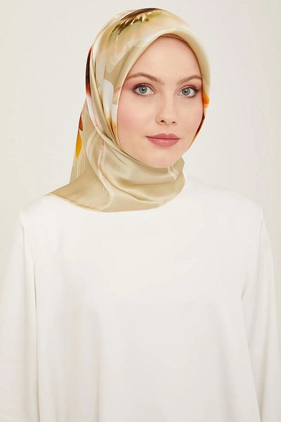 Armine Dj Sura Pure Silk Scarf - 2024 Άνοιξη-καλοκαίρι 9105d (S) - Χρώμα-50