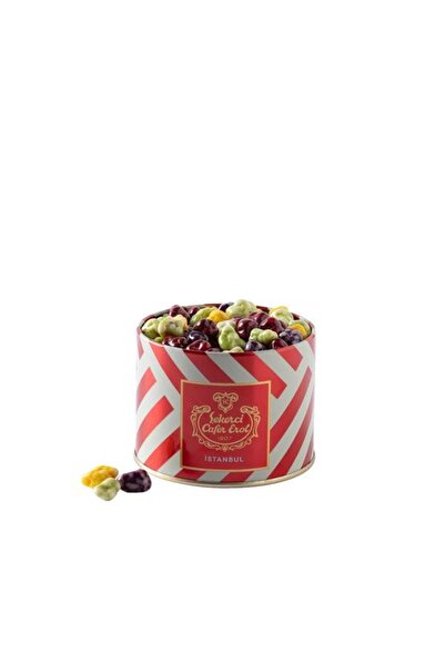Şekerci Cafer Erol Çikolatalı Meyveli Draje - Kristal Kapak Teneke Kutu