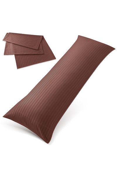 Hotel Linen Klub Ultra Soft Body Pillow with  Pillowcase- Long Side Sleeper Pillow For Use During Pregnancy