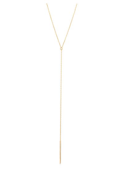 ELLI Halskette Elli Halskette-Y Damen Stab-Anhänger feine Gliederkette 925 Sterling Silber Party/Silber