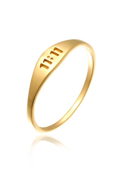 ELLI Ring Ring Women Numbers 925 Sterling Silver Boho
