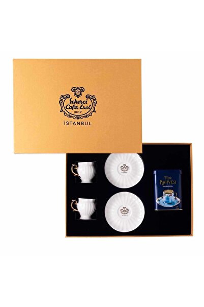 Şekerci Cafer Erol Anadolu Kahve Fincan Seti 2'li Ve Kahve Hediyeli