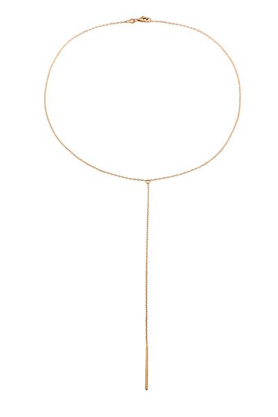 ELLI Halskette Elli Halskette-Y Damen Stab-Anhänger feine Gliederkette 925 Sterling Silber Party/Silber