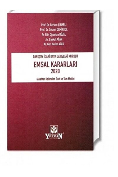 Genel Markalar Danıştay Idari Dava Daireleri Kurulu Emsal Kararları 2020-serkan