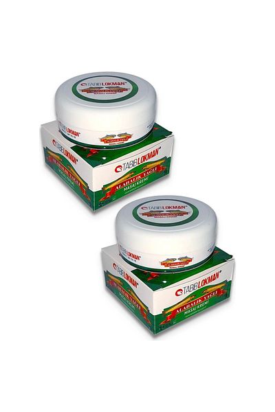 Tabib Lokman Herbal Massage Cream - Trout Oil Extract, 2 Pack 65 Gr