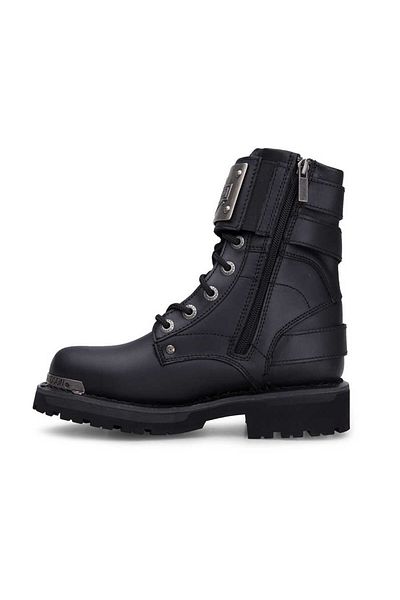 Harley Davidson Ricketson Μαύρες Δερμάτινες Γυναικείες Μπότες