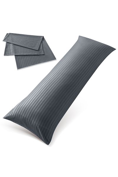 Hotel Linen Klub Ultra Soft Body Pillow with  Pillowcase- Long Side Sleeper Pillow For Use During Pregnancy