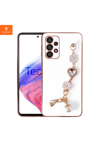 TechTrove Samsung Galaxy A72 Kılıf El Tutamaçlı Kamera Korumalı A+ Kalite Sil...