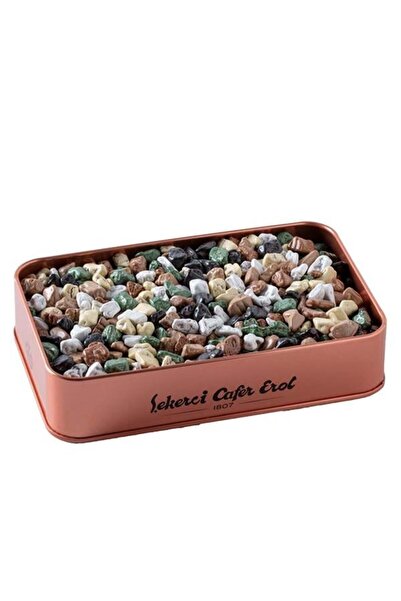 Şekerci Cafer Erol Çakıl Taşı Draje - Bronz Teneke Kutu 300 g