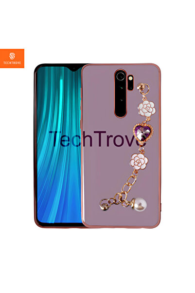 TechTrove Xiaomi Redmi Note 8 Pro Kılıf El Tutamaçlı Kamera Korumalı A+ Kalit...