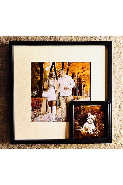 Nobbystar Black Photo Frame with Unplugged Pasparts - 21X21Cm Square, 3-Pack, Special Series